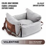 Pet Car Seat for Small Dogs, Dog Car Seat for 2 Small Dogs, Dog Car Seat Covers Waterproof, Dog Car Seat Protector, Dog Bed for Car Front & Back Seat, Dog Car Travel Bag, Dog Car Seat Liner, Car Seat Protector for Dogs - 图片 8