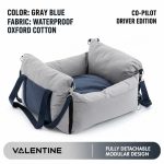 Pet Car Seat for Small Dogs, Dog Car Seat for 2 Small Dogs, Dog Car Seat Covers Waterproof, Dog Car Seat Protector, Dog Bed for Car Front & Back Seat, Dog Car Travel Bag, Dog Car Seat Liner, Car Seat Protector for Dogs - 图片 5